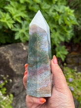 Load image into Gallery viewer, Quality Moss Agate Tower
