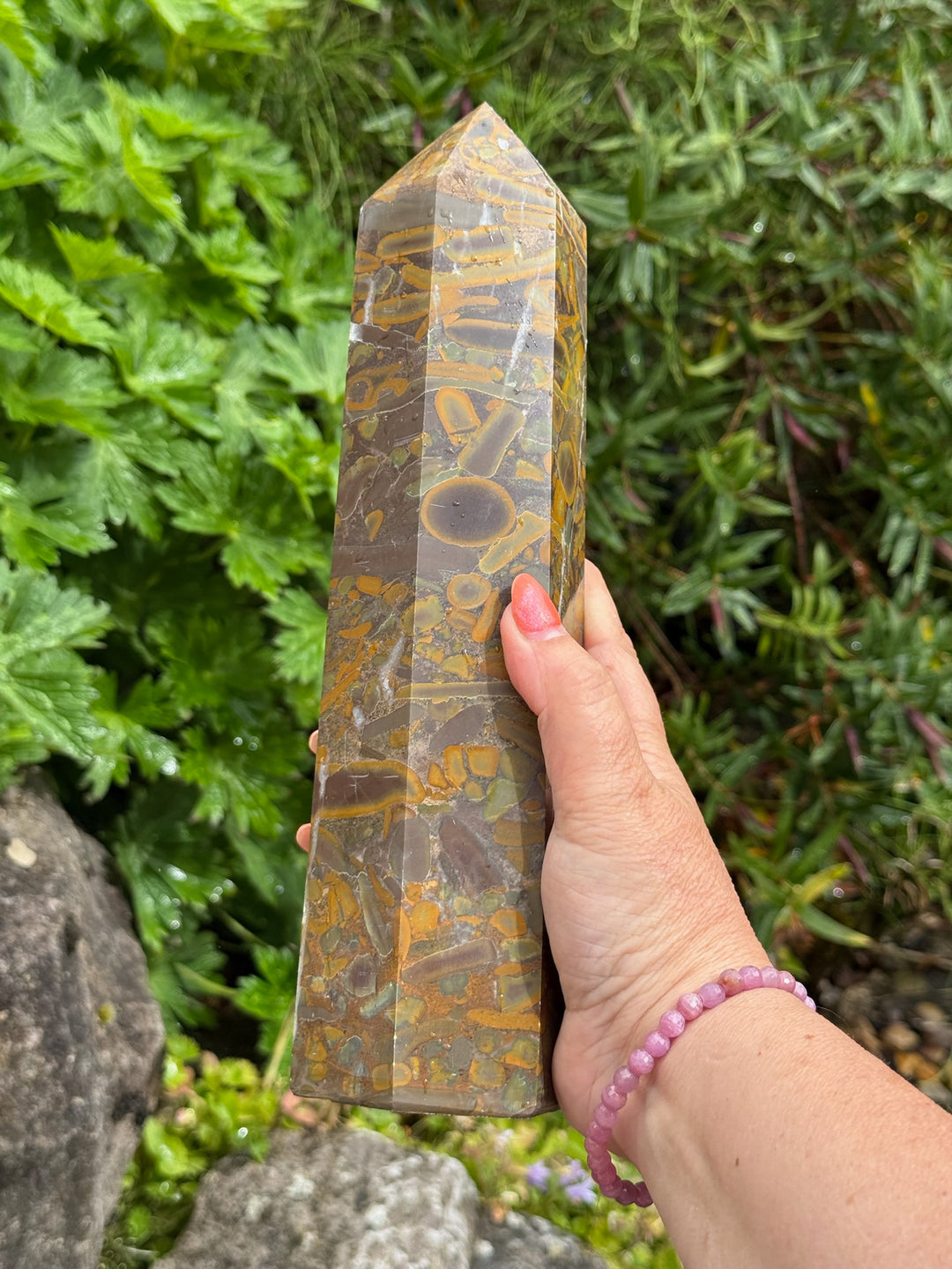 Statement Fruit Jasper or Ajooba Jasper Tower