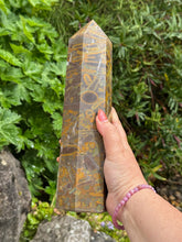 Load image into Gallery viewer, Statement Fruit Jasper or Ajooba Jasper Tower
