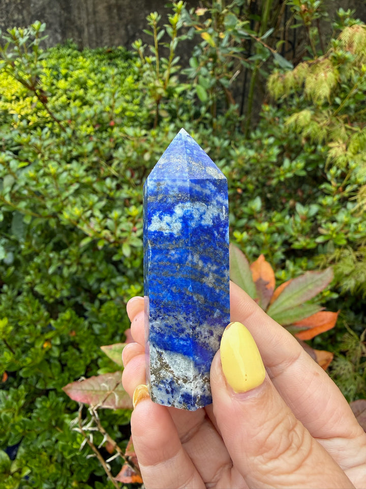 Blue Lapis Lazuli Tower Carving