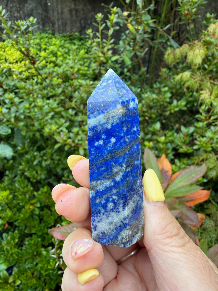 Blue Lapis Lazuli Tower Carving