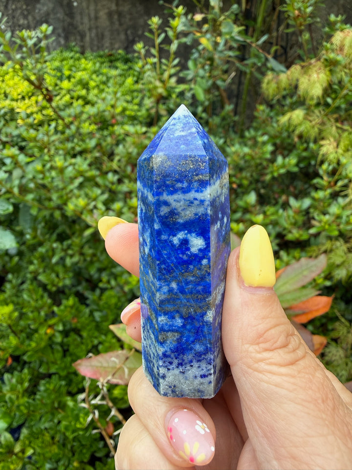 Blue Lapis Lazuli Tower Carving