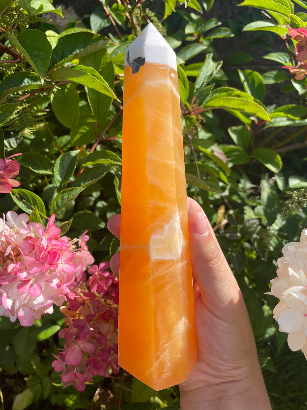 Orange Calcite Tower