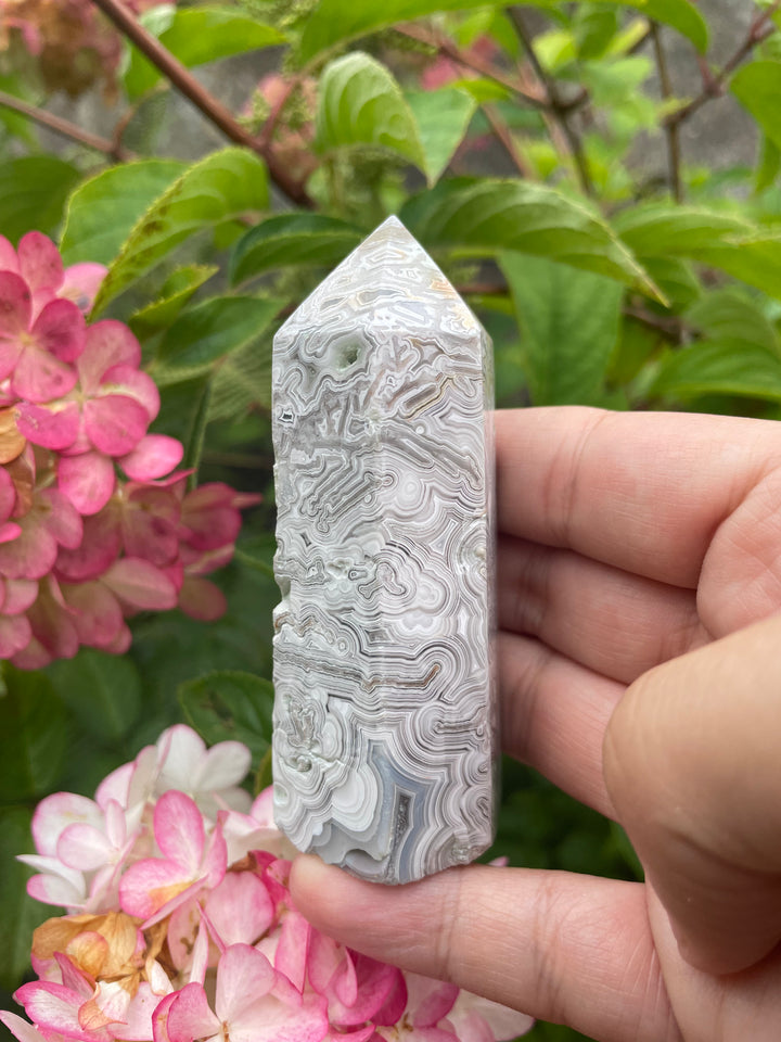 Crazy Lace Agate Tower
