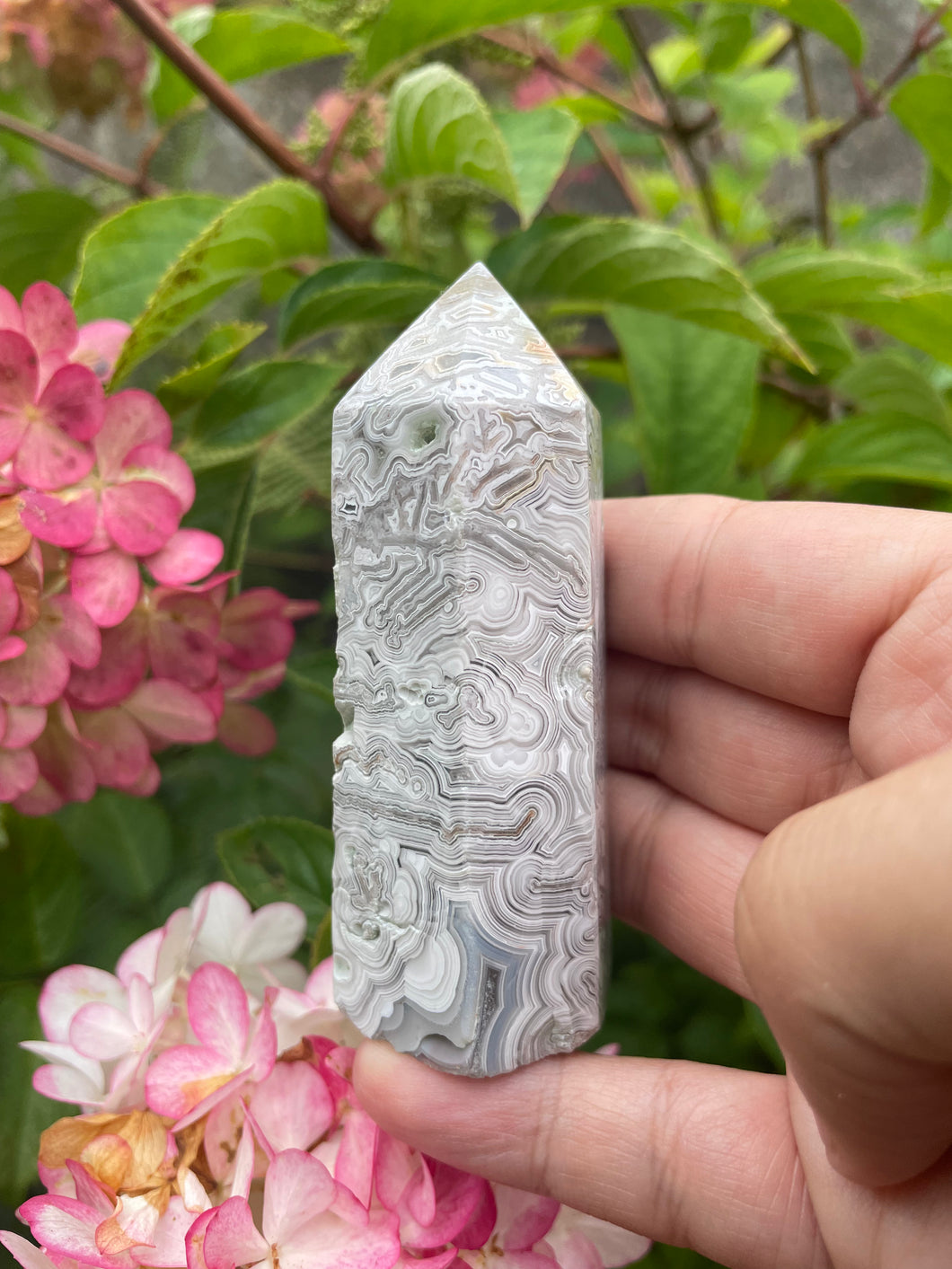 Crazy Lace Agate Tower
