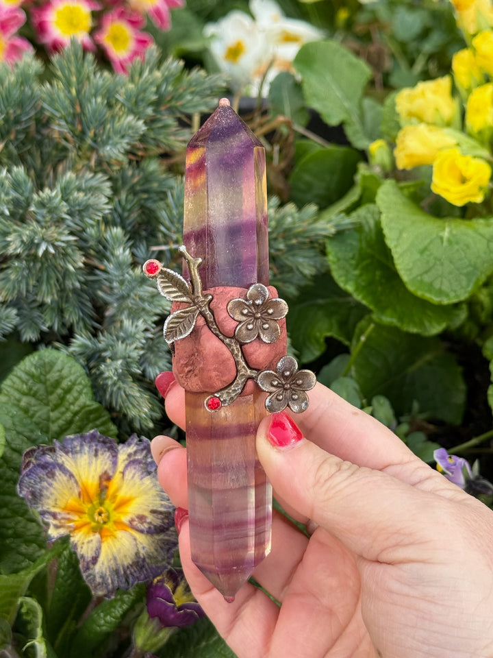 Fluorite Double Terminated Manifestation Wand