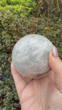 Load and play video in Gallery viewer, Rare UV Reactive Hackmanite Sphere 6.8cm Dia
