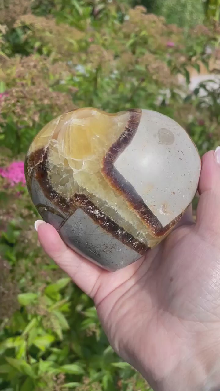 Septarian Heart