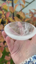 Load and play video in Gallery viewer, Clear Quartz Bowl Carving
