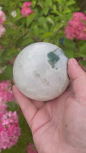 Load and play video in Gallery viewer, Moss Agate Sphere
