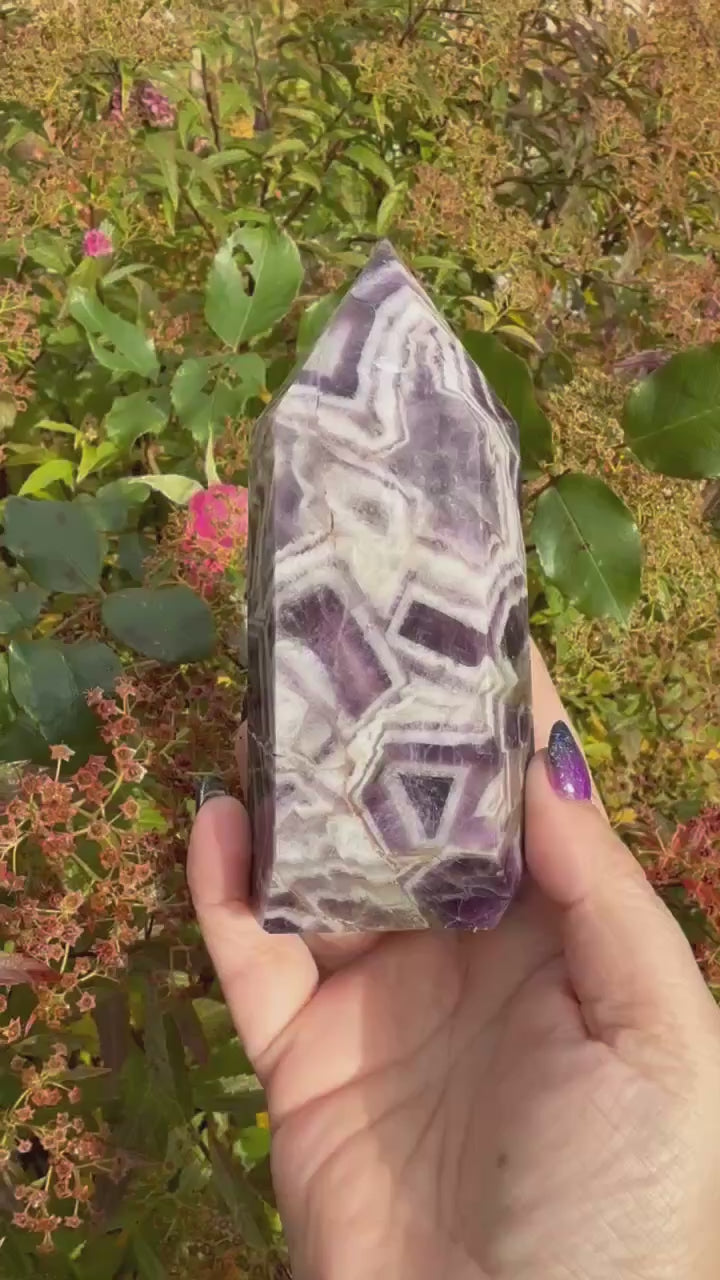 Dream Chevron Amethyst Tower
