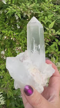 Load and play video in Gallery viewer, Large Clear Quartz Cluster
