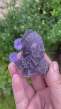 Load and play video in Gallery viewer, Blue Fluorite Stalactite Specimen
