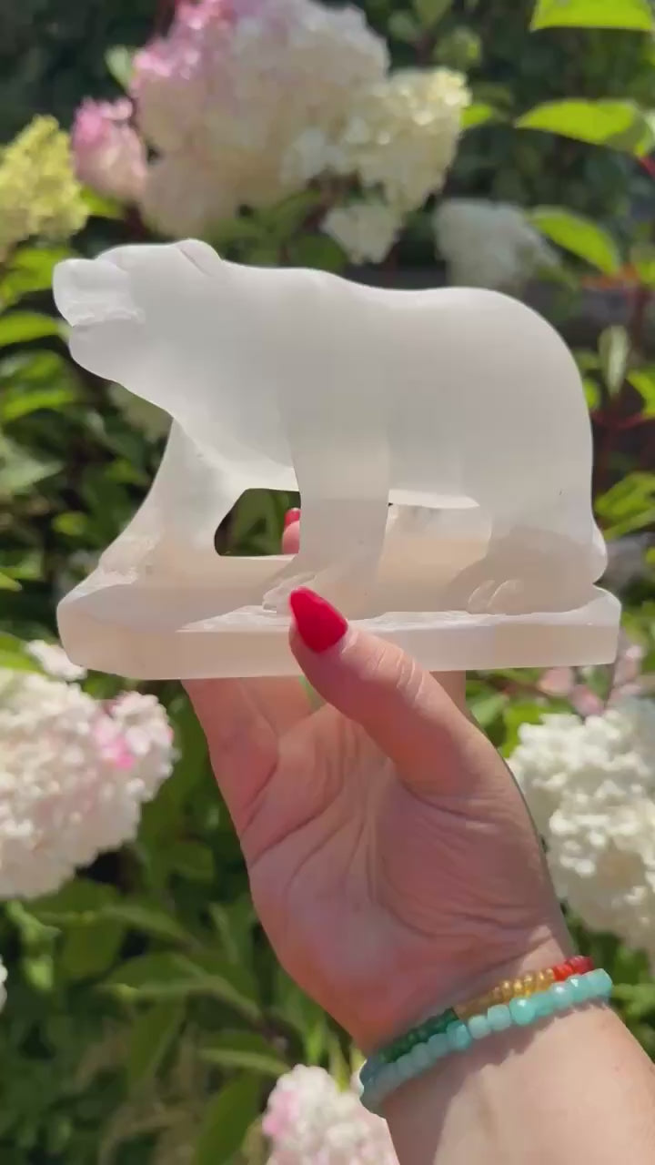 Large Satin Spar Bear