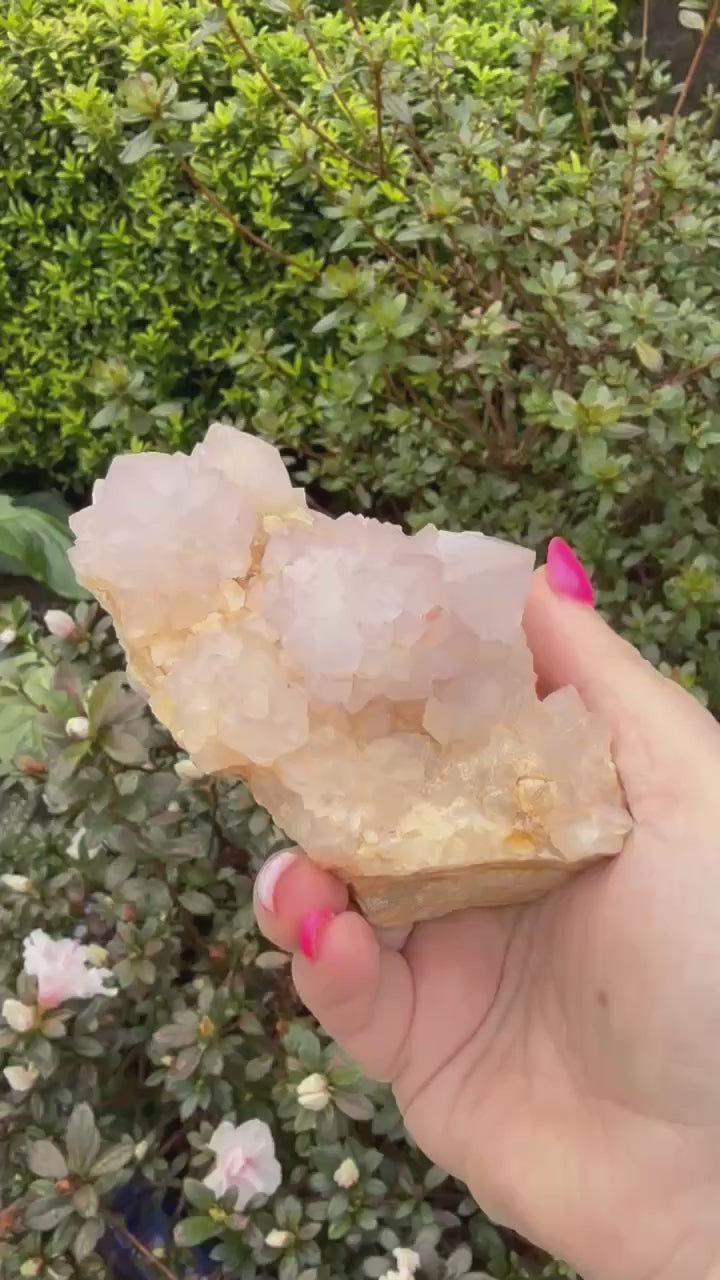 Spirit Quartz, Amethyst Cluster Specimen