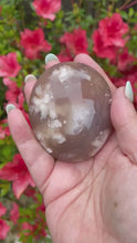 Load and play video in Gallery viewer, Flower Agate Palmstone
