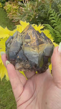 Load and play video in Gallery viewer, Double Terminated Smoky Quartz Specimen from Switzerland
