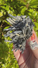 Load and play video in Gallery viewer, Stibnite Cluster Specimen from China
