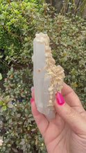 Load and play video in Gallery viewer, Quartz with Desert Rose Gypsum Specimen from Inner Mongolia
