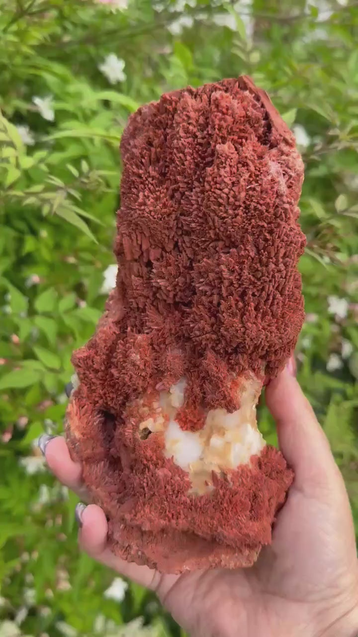 Large Red Calcite Specimen from Yunnan 1.1kg