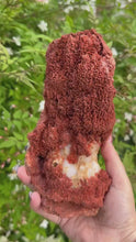 Load and play video in Gallery viewer, Large Red Calcite Specimen from Yunnan 1.1kg
