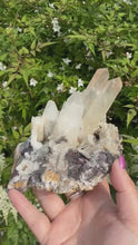 Load and play video in Gallery viewer, Large Quartz and Specular Hematite Specimen from Inner Mongolia
