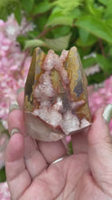 Load and play video in Gallery viewer, Freestanding Calcite Twin Specimen from Daye Hubei
