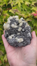 Load and play video in Gallery viewer, Rare formation of a Calcite and Galena Specimen
