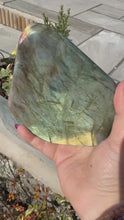 Load and play video in Gallery viewer, Golden Labradorite Freeform
