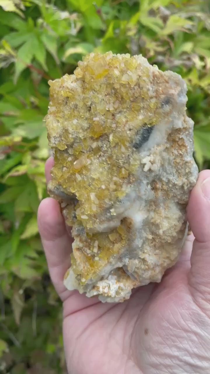 Yellow Barite Specimen
