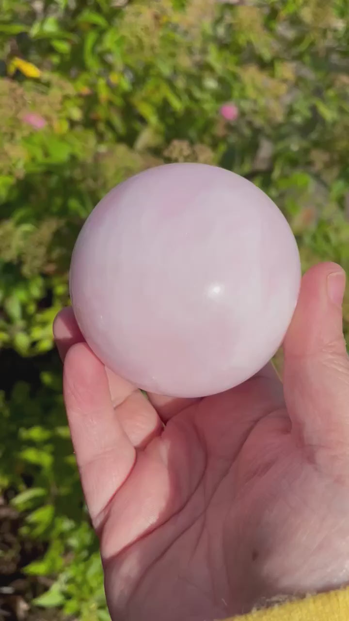 Pink Aragonite Sphere
