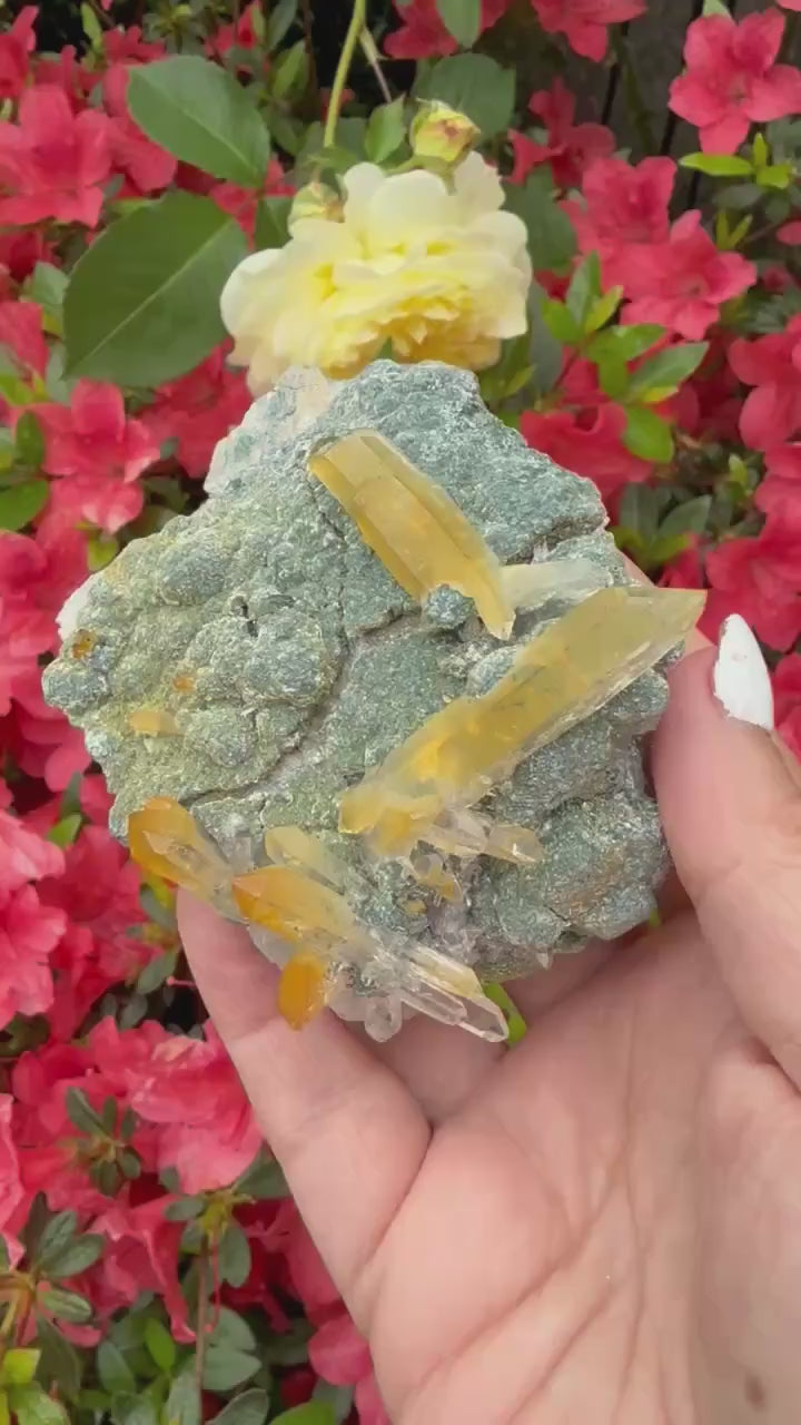 Quartz with Limonite Specimen From Columbia