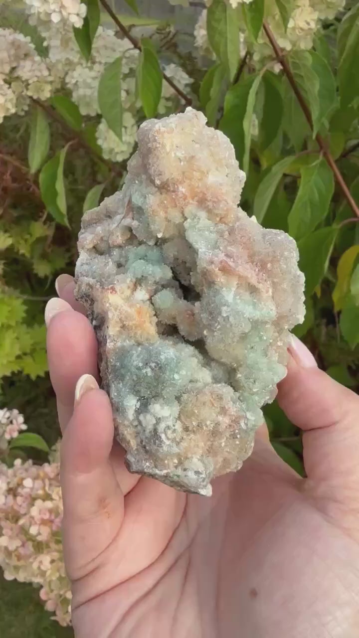 Hemimorphite with Pyrite Specimen from Burma