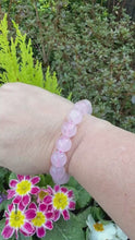 Load and play video in Gallery viewer, Rose Quartz 12mm Bead Bracelet
