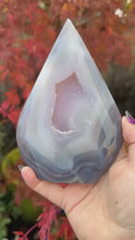 Load and play video in Gallery viewer, Amethyst and Agate Flame Carving
