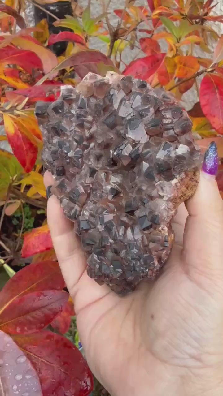 Rare Rosewood Calcite Specimen from Hubei