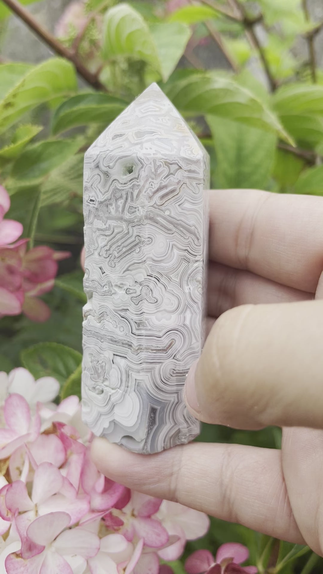 Crazy Lace Agate Tower