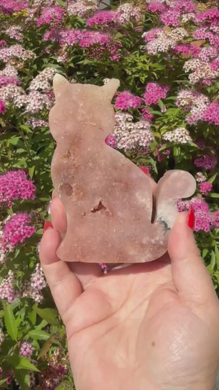 Pink Amethyst Cat