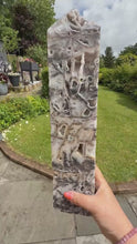 Load and play video in Gallery viewer, Statement Sparkly Druzy Quartz Sphalerite Tower
