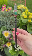 Load and play video in Gallery viewer, Malachite and Quartz Wand
