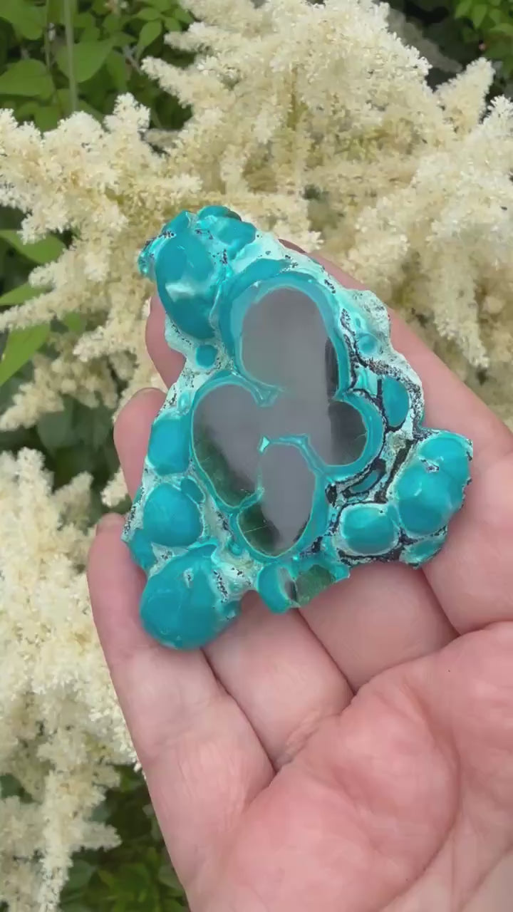 Vibrant Chrysocolla and Malachite Specimen from Congo