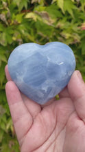 Load and play video in Gallery viewer, Blue Calcite Heart
