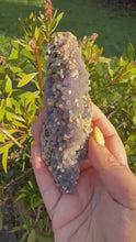 Load and play video in Gallery viewer, Grape Chalcedony and Agate Specimen
