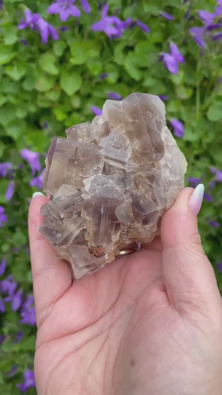 Smokey Yellow UK Fluorite from The Bull Vein
