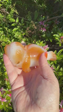 Load and play video in Gallery viewer, Druzy Agate Seal Carving
