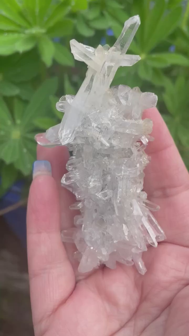 Needle Quartz Cluster Specimen