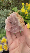 Load and play video in Gallery viewer, Pink Amethyst Geode Specimen from Patagonia
