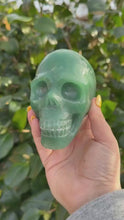 Load and play video in Gallery viewer, Aventurine Carved Skull
