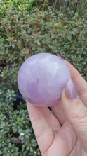 Load and play video in Gallery viewer, Uv Reactive Kunzite Sphere 4.6cm Dia
