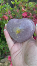 Load and play video in Gallery viewer, Unusual Purple Ocean Jasper Heart
